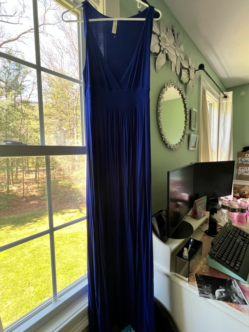 Loveappella Cobalt Blue Lightweight Knit Top